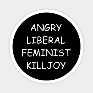 Angry Liberal Feminist Killjoy Magnet